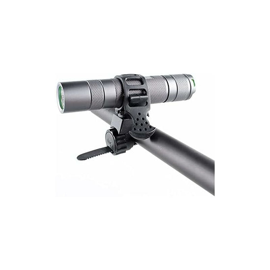 Bicycle Flashlight Mount Clip 360 Degree ROtation Universal LED Bike Light Holder