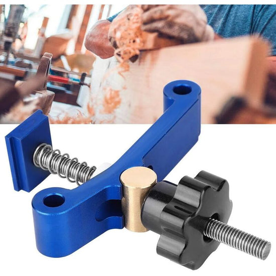 Metal T-Clamps, Multi-Purpose Aluminum Alloy T-Slot Clamp Woodworking Tool Set, Terminal Block T-Clamp Carpentry