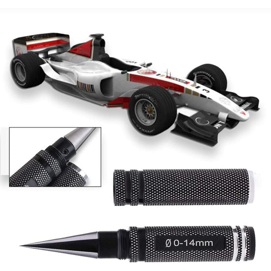 Hole Puncher Body Shell Hole Opener Reamer Expandable 0-14Mm Drill Diy Tool With Size Indicator For Rc Car Boat