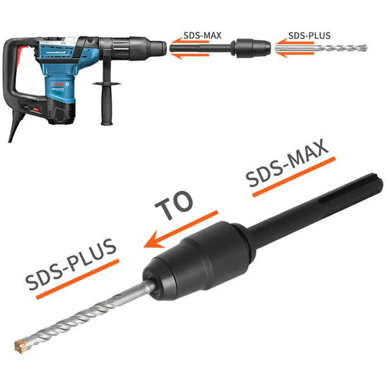 Sds Max To Sds Plus Adapter For ROtary Hammers, Sds Max To Sds Plus Drill Quick Change Tool, Chuck Adapter Quick Change