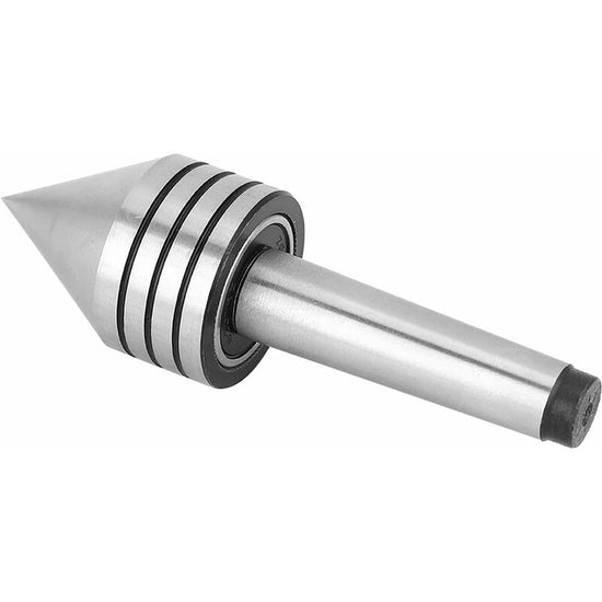 Lathe Turning Tool Mt2 Heavy Duty Live Bearing Tailstock Center Metal Woodturning Tools Single Lathe Tool