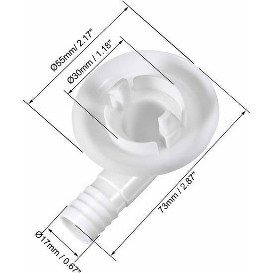 Air Conditioning Drainage Hose Connector Elbow Fitting For Mini-Split Units And Window Ac Unit Parts 30Mm 1 pcs