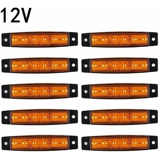 Truck Side Marker Lights 10 pcs LED Side Marker Lights Side Marker Lights Dc 12V LED Side Marker Lights Lamp Truck