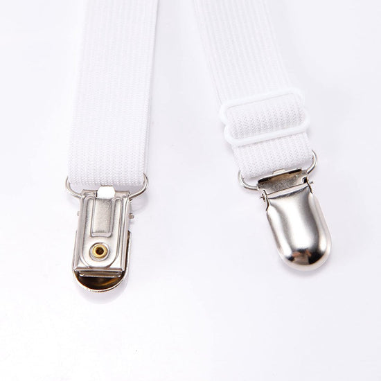 4 pieces - 70-230 cm Sheet tensioners - Sheet clips - Duvet tensioners - Duvet clamps - Bed sheet clamp - Sheet braces - Elastic fitted sheet tensioners - Adjustable - for sheets, ironing board, mattress or sofa