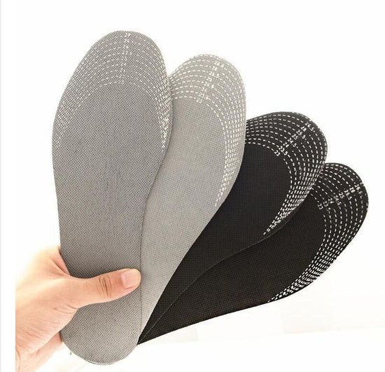 Activated Carbon Shoe Insoles for Odor Neutralization and Moisture Absorption, 6 Pairs