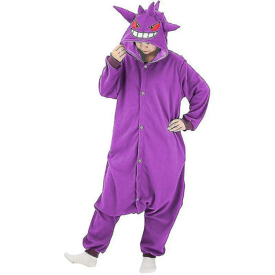 Gengar Halloween Christmas Onesie Pajamas Costume for Men Women - Kigurumi