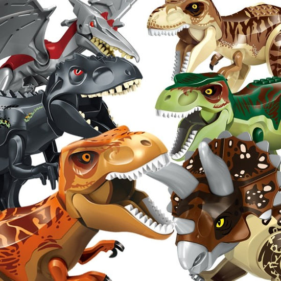Dinosaur Figures, Indominus T Rex Blocks, Large Dinosaur Blocks, Kids Birthday PartyHH