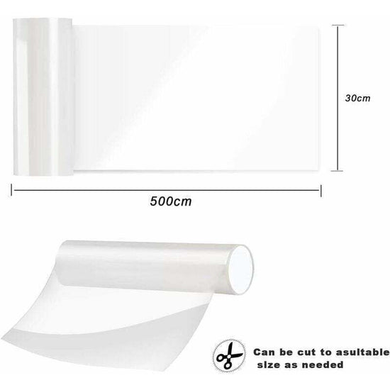 Cat Scratching Guard Protector Self-Adhesive Transparent Roll 30cm x 5m for Furniture Doors Walls Anti-Scratch Protection