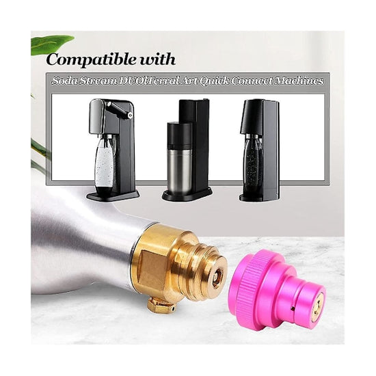 CO2 Quick Adapter for Duo-quick Connect Qc, Art and Terra, Replacement for CO2 Cylinder Tr21-4 Male