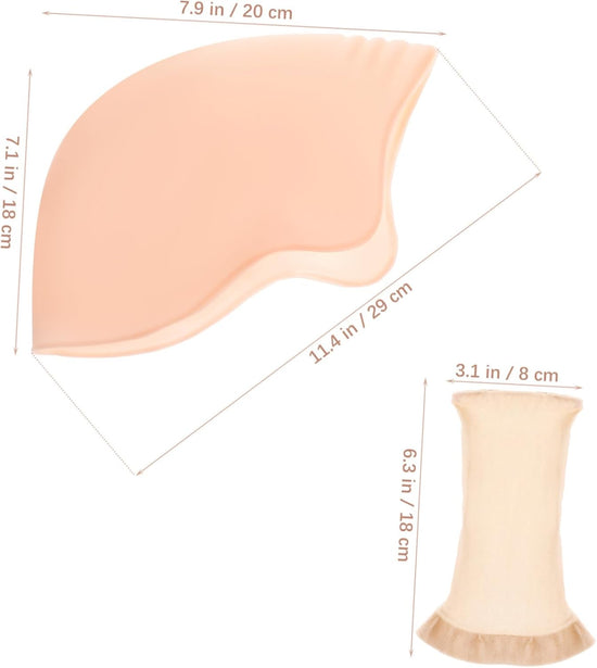 Makeup Latex Bald Cap Head Cover for Women Men for Halloween Cosplay and Costume Parties Quick Application Nonslip Fit for Wigs