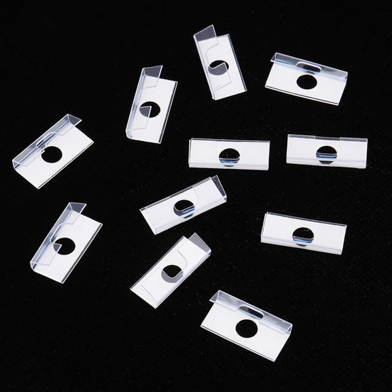 600 Pcs Clear Hangers Ear Jewelry Plastic Clothes Hanger Earring Display Hook Adhesive Ear Ring Hooks White Earring Cards for Selling Hanging PVC Ear Hooks Clear Plastic PVC Hooks