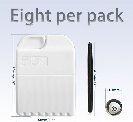 GN Cerustop Wax Guards PN 20439700 Filters for Resound/phonak/Unitron/Resound/Beltone/Widex Heaing Aids with Cleaning Brush Tools Kit and Carry Case-3packs