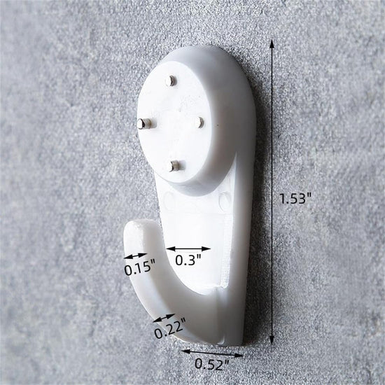 Concrete Wall Hooks,30pcs Invisible Nail Hangers, No Damage Wall Picture Hanger , Powerful Concrete Hard Wall Drywall Picture Hooks Non-Trace Hanging Hook for Picture Photo Frame Clock Hangers