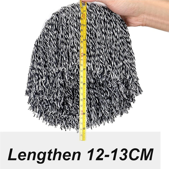 Spin Mop Refill for 360° Cotton Thread Mop Head Replacement - Round Cotton Thread Size Compatible Mop Head for Hardwood,Tile, Marble Floor (Color : B)