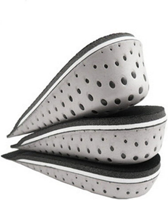 Guithia Memory Foam Invisible Height Increasing Insoles Elevator Heel Lift Shoe Pad 3.3CM