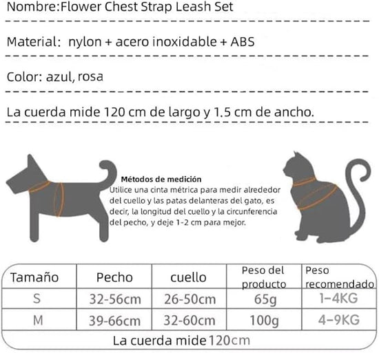 Dog Harness - Dog Harness - Dog Harness for Small Dogs - Anti-Pull Harness - Y-Shaped Harness - Pet Harness - Cat Escape Harness - Adjustable Harness for Small and Medium Dogs (Blue, Size M)