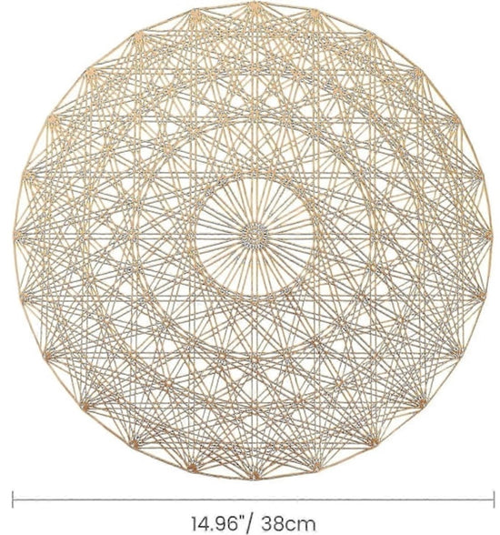 Restaurant placemats - round - 6-pack