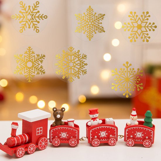 Stickers - 500 sheets - Christmas stickers - Christmas card stickers - Roll of Christmas stickers - Suitable for envelopes, gift boxes, cards, photo albums, crafts, Christmas decorations, etc.