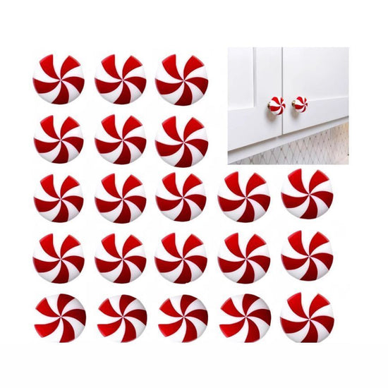 Christmas decorations-Candy door handle 14cm pair