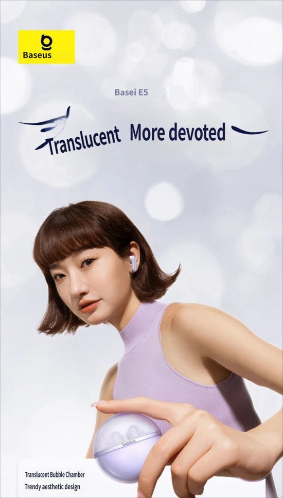 E5 Bluetooth headset-Pink