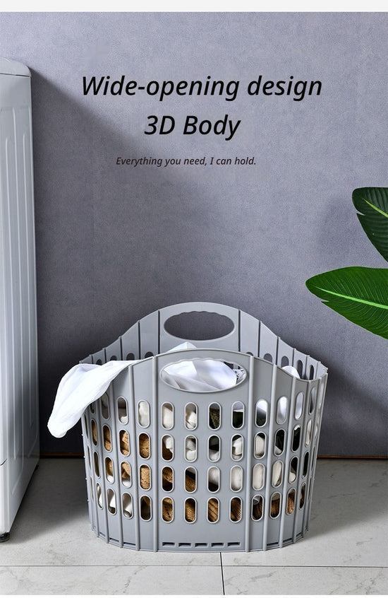 Fold the dirty clothes basket-large pink