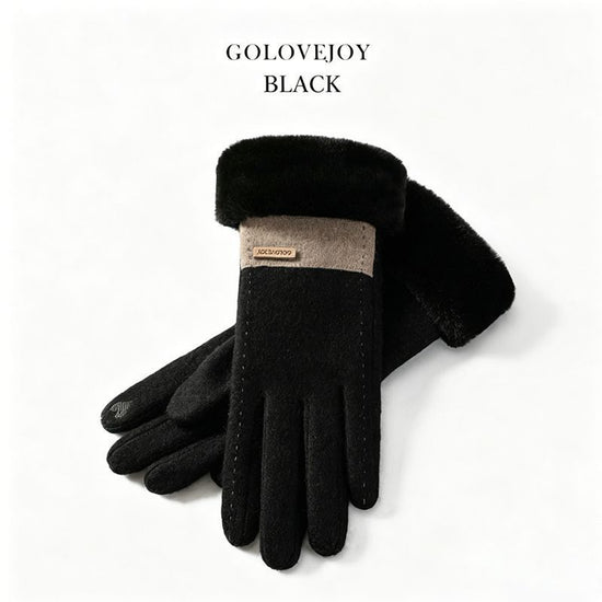 Ladies Winter Warm Cashmere Gloves DY50 Gray