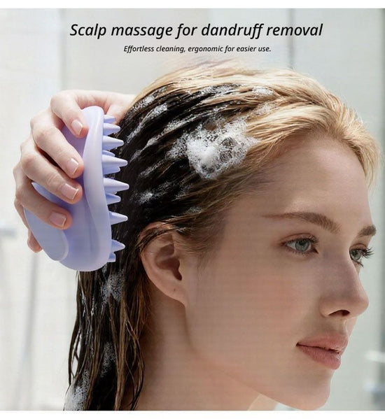 Scalp Massage Shampoo Brush-Light purple