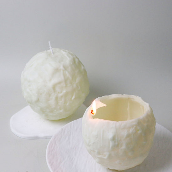 Spiral Scented Candle White