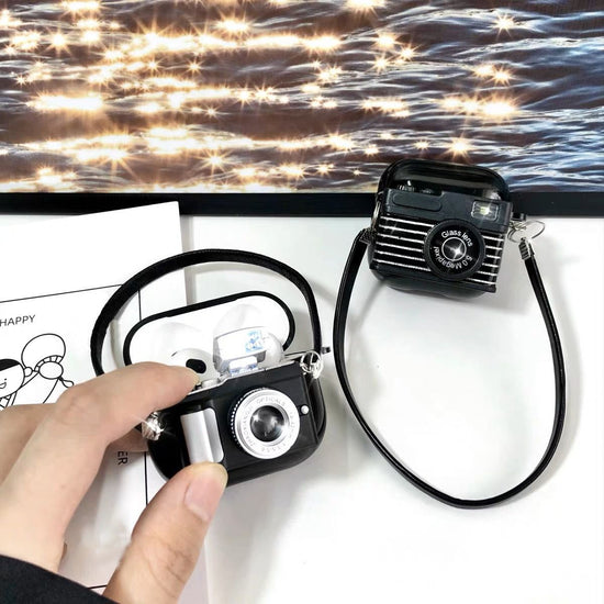 striped light-emitting and sound-making camera AirPods 3