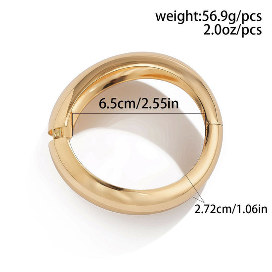Lava Fold Irregular Open Cuff Bracelet, Gold Twisted Curve Metal Bangle, Niche Designer Women Wrist Jewelry for Xmas Halloween Personalized Gifts, Code 2431