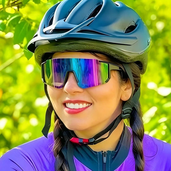 White Frame Gray Lens | Casual Outdoor Riding Eyewear | Halloween Daily Commute Gift | All-Match UV Blocking Protective Sunglasses