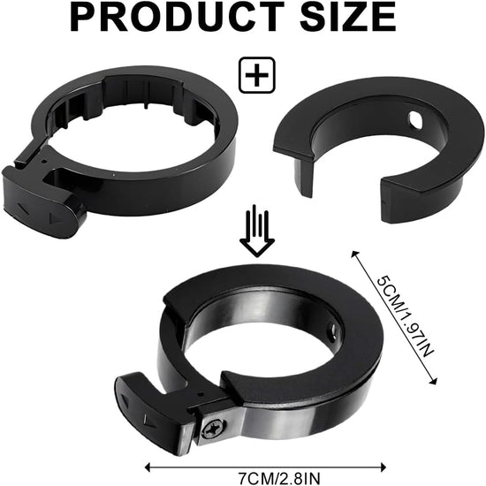 2 pieces scooter lock ring clasp front round locking ring outer lock ring electrical parts for Xiaomi Mijia M365