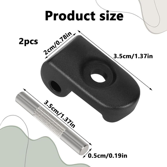 Folding hook lock with iron clasp, compatible with Xiao-Mi M365, reinforced hinge for aluminium folding electric scooters