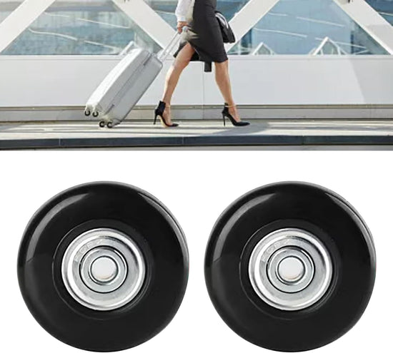 Suitcase Wheels Replacement, Luggage Replacement Universal Wheel Repair Kits Rubber Caster 2pcs