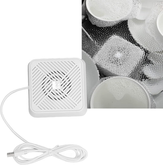 Sink Washing Machine, Portable Ultrasonic Machine Mini Electrolysis USB Dishwasher for Household Kitchen Supply  (White) White