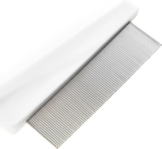 Flea comb for dogs and cats - Dog grooming tool - For removing tear stains, fleas, mange and lice