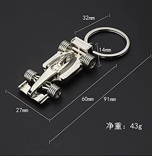 Silver racing keychain for Father&