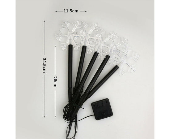 Christmas Solar Garden Light, Outdoor Waterproof Stake Light, Solar Powered Pathway Lights For Pathway, Lawn