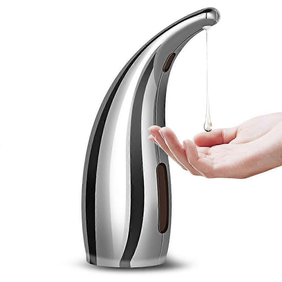 300ml Automatic Bathroom Soap Dispenser with Infrared Touchless Soap Dispenser Silver