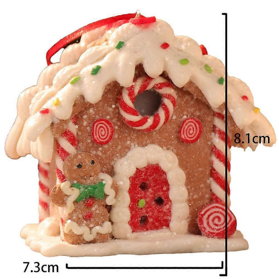 Christmas Scene Village Houses LED Lighted Christmas Buildings