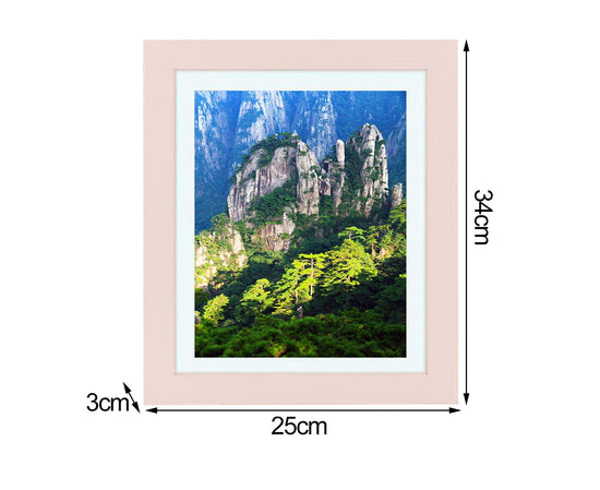 babies Art Frame Front Opening Changeable Wood grip Seal Picture Photo Display Storage Frame Home Supplieslack