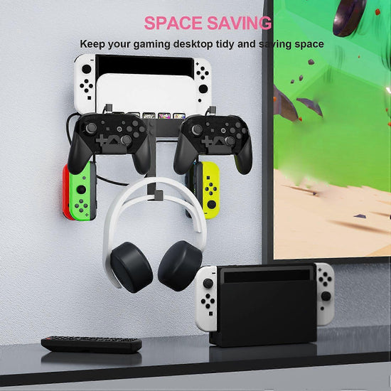 Type B JYS JYS-NS252 For Nintendo Switch/Switch OLED Game Console Controller Headset Wall Mount