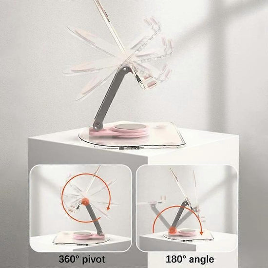 Acrylic 360 Rotating Foldable Tablet Stand Holder