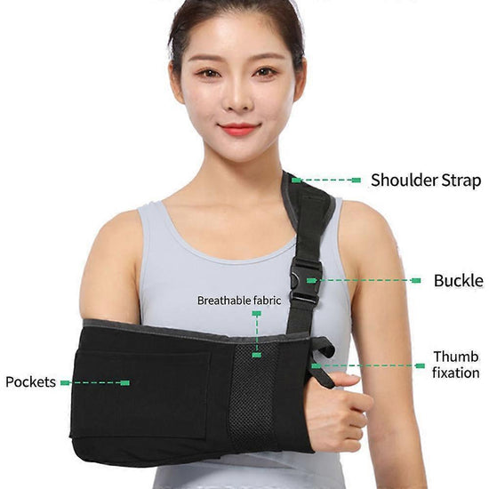 Forearm Arm Sling - Wrist Fracture Fixation Belt with Breathable Fabric