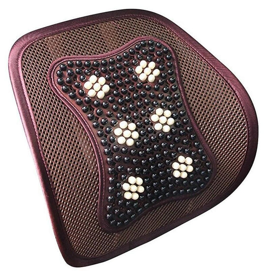 Massage Lumbar Back Cushion - Support Pad for vehicle seat or Office Chair
