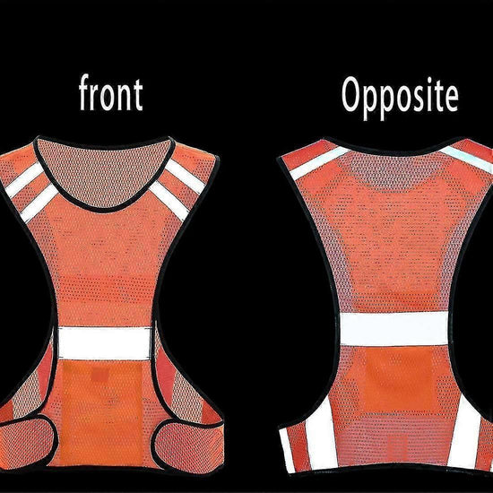 Reflective Vest with Pocket, High Visibility Gear for Running, Cycling, Dog Walking, Adults