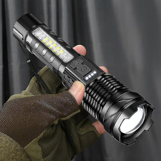Rechargeable Tactical LED Flashlight Bright Torch for Camping & Emergencies