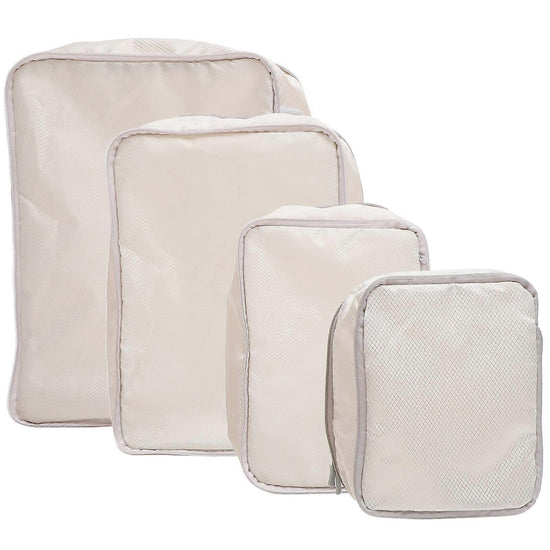 4pcs Compression Packing Cubes Travel Organizer Bags for Suitcases