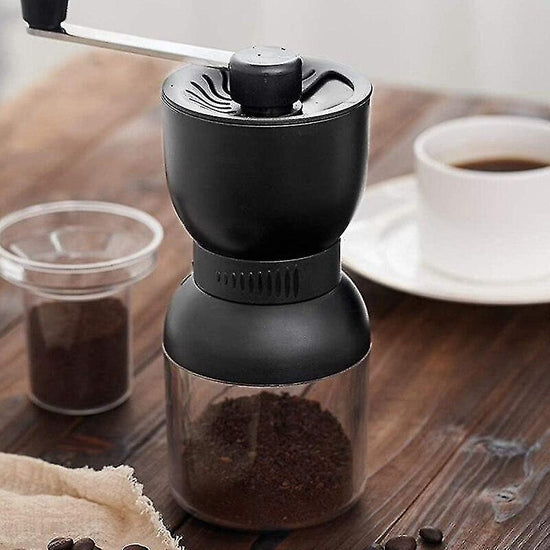 Manual Coffee Grinder - Adjustable Ceramic Burr Grinder for Drip & Espresso Coffee