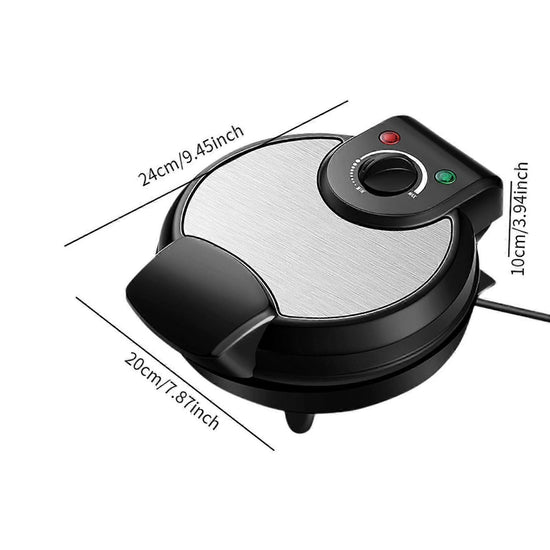 Waffle Cone Machine - Nonstick Waffle Baker for Kitchen Baking, DIY Cone or Crisps